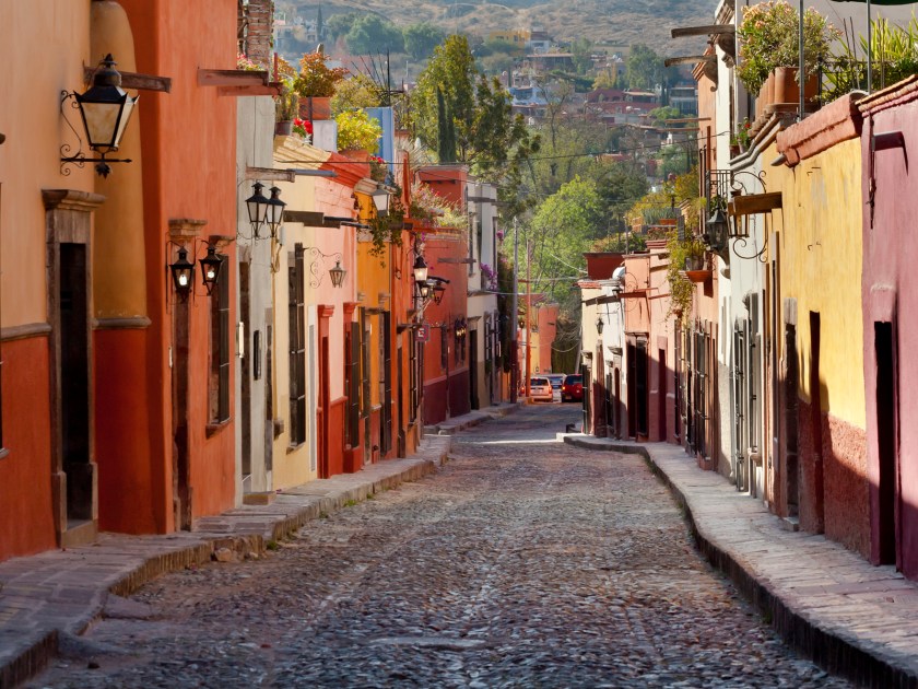 Colorful Steet,  San Miguel de Allende, Guanajuato, Mexico